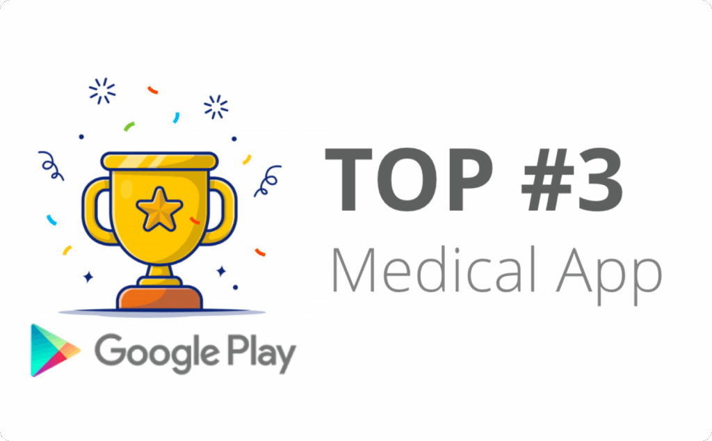 Google Play Top Medical App Logo